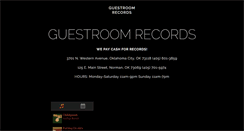 Desktop Screenshot of guestroomrecords.com