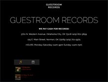 Tablet Screenshot of guestroomrecords.com